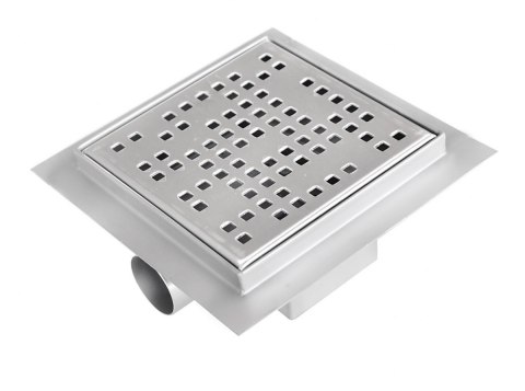 Odpływ kwadratowy prysznicowy 15x15cm stal nierdzewna kratka ściekowa Pixel Odpływ kwadratowy prysznicowy 15x15cm stal nierdzewna kratka ściekowa Pixel