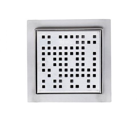 Odpływ kwadratowy prysznicowy 15x15cm stal nierdzewna kratka ściekowa Pixel Odpływ kwadratowy prysznicowy 15x15cm stal nierdzewna kratka ściekowa Pixel