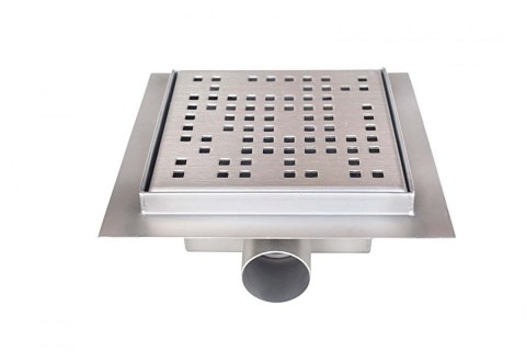 Odpływ kwadratowy prysznicowy 15x15cm stal nierdzewna kratka ściekowa Pixel Odpływ kwadratowy prysznicowy 15x15cm stal nierdzewna kratka ściekowa Pixel