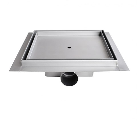 Odpływ kwadratowy kratka prysznicowa wpust 20x20cm stal nierdzewna Befliesbar Odpływ kwadratowy kratka prysznicowa wpust 20x20cm stal nierdzewna Befliesbar