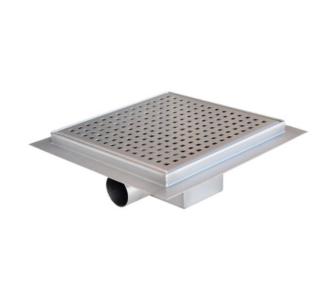 Odpływ prysznicowy kwadratowy 25x25cm kratka ściekowa stal nierdzewna Gitter Odpływ prysznicowy kwadratowy 25x25cm kratka ściekowa stal nierdzewna Gitter