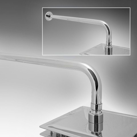 RAMIĘ Do deszczownicy prysznicowej OKRĄGŁE ŚCIENNE 38cm Stal RAMIĘ Do deszczownicy prysznicowej OKRĄGŁE ŚCIENNE 38cm Stal