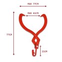 Chwytak do drewna 610mm 450kg Szczypce leśne Kleszcze Czerwone BITUXX