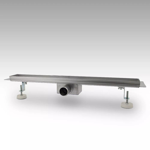 Odpływ liniowy podłogowy wydajny 90cm Befliesbar z syfonem 35l/min Odpływ liniowy podłogowy wydajny 90cm Befliesbar z syfonem 35l/min