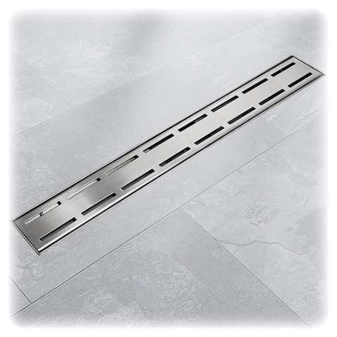 Odpływ podłogowy ze stali inox 100cm LINE z syfonem korytko do prysznica Odpływ podłogowy ze stali inox 100cm LINE z syfonem korytko do prysznica