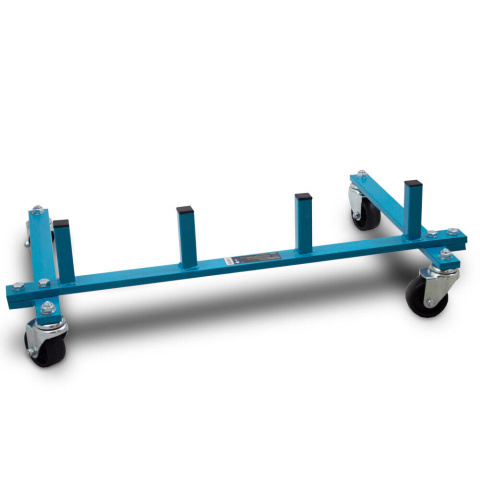 Wózki manewrowe hydrauliczne Bituxx 4 sztuki w zestawie ze stojakiem na wózki Wózki manewrowe hydrauliczne Bituxx 4 sztuki w zestawie ze stojakiem na wózki