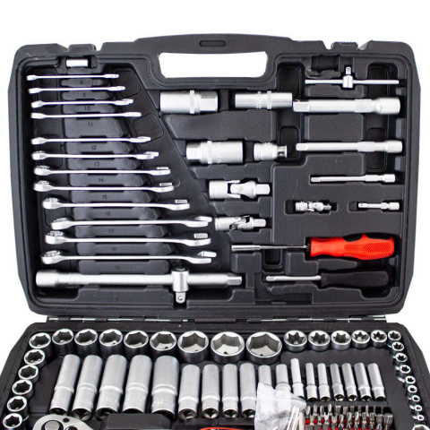 Zestaw narzędzi podręczny w walizce 215 elementów Klucze TORX + Grzechotki Zestaw narzędzi podręczny w walizce 215 elementów Klucze TORX + Grzechotki