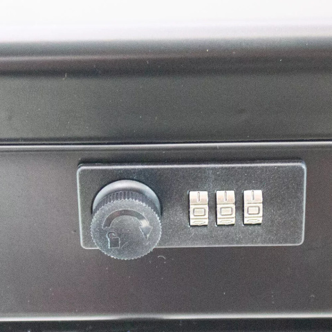 Metalowa kasetka na pieniądze zamykana na szyfr 30cm skrytka transportowa Metalowa kasetka na pieniądze zamykana na szyfr 30cm skrytka transportowa
