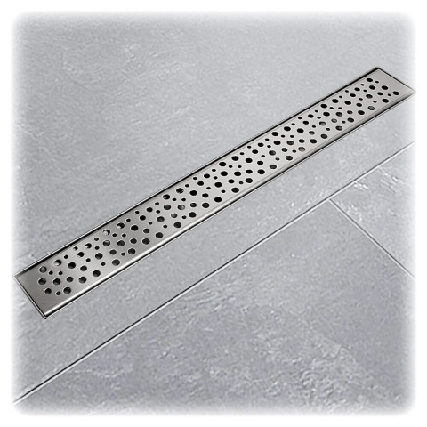 Odpływ liniowy 50cm z syfonem niskim Tropfen wydajna kratka ściekowa prysznicowa Odpływ liniowy 50cm z syfonem niskim Tropfen wydajna kratka ściekowa prysznicowa