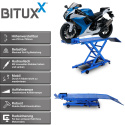 Podnośnik nożycowy motocyklowy Hydrauliczny z pompką nożną 364 kg Bitux