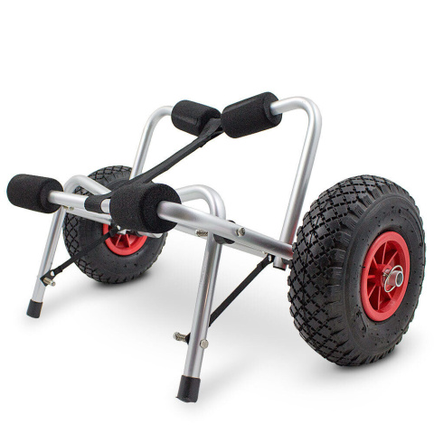 Transportowy wózek aluminiowy do kajaka/łodki lekki mobilny do 70kg Transportowy wózek aluminiowy do kajaka/łodki lekki mobilny do 70kg