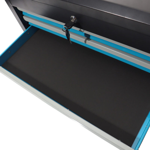 Wózek organizer na narzędzia z szufladami na kluczyk mobilny z oddzielną skrzynka na narzędzia Wózek organizer na narzędzia z szufladami na kluczyk mobilny z oddzielną skrzynka na narzędzia