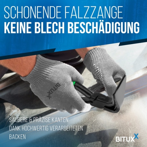 Kleszcze dekarskie Blacharskie szczypce/cęgi do gięcia blachy 3szt. Zielone Bituxx Kleszcze dekarskie Blacharskie szczypce/cęgi do gięcia blachy 3szt. Zielone Bituxx