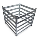 Kompostownik metalowy 90x90 cm – trwały stalowy pojemnik na kompost