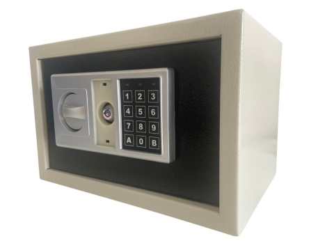 Sejf domowy biurowy na zamek elektroniczny hotelowy kasa 2 klucze w zestawie Sejf domowy biurowy na zamek elektroniczny hotelowy kasa 2 klucze w zestawie