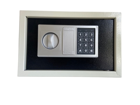 Sejf domowy biurowy na zamek elektroniczny hotelowy kasa 2 klucze w zestawie Sejf domowy biurowy na zamek elektroniczny hotelowy kasa 2 klucze w zestawie