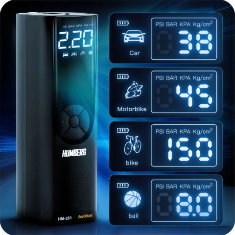 Bezprzewodowy kompresor elektryczny HM-251 Humberg