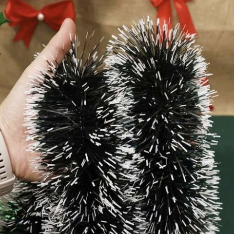 Girlanda Choinkowa Ozdobna na Boże Narodzenie Oszroniona 600cm