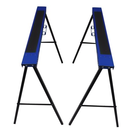 KOBYŁKI WARSZTATOWE BITUXX SKŁADANE KOZIOŁKI 2 SZTUKI NIEBIESKIE