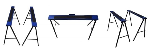 KOBYŁKI WARSZTATOWE BITUXX SKŁADANE KOZIOŁKI 2 SZTUKI NIEBIESKIE