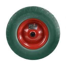 KOŁO PEŁNE DO TACZKI ZIELONE Z OŚKĄ ŁOŻYSKA 4.80 BITUXX NIEZAWODNE