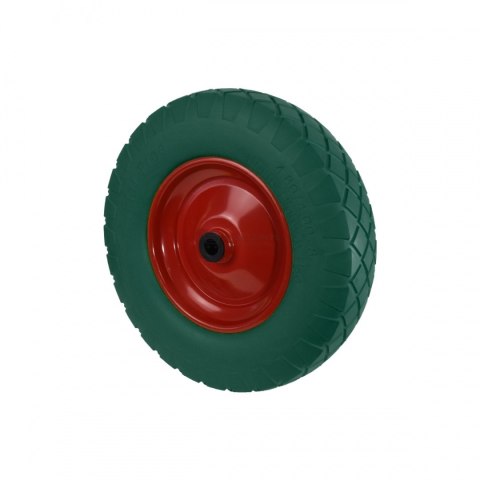 KOŁO PEŁNE DO TACZKI ZIELONE Z OŚKĄ ŁOŻYSKA 4.80 BITUXX NIEZAWODNE