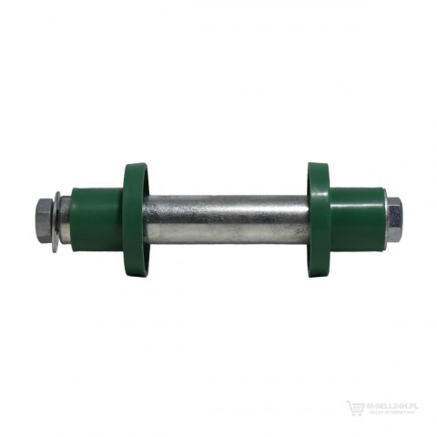 KOŁO PEŁNE DO TACZKI ZIELONE Z OŚKĄ ŁOŻYSKA 4.80 BITUXX NIEZAWODNE