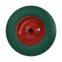 KOŁO PEŁNE DO TACZKI ZIELONE Z OŚKĄ ŁOŻYSKA 4.80 BITUXX NIEZAWODNE