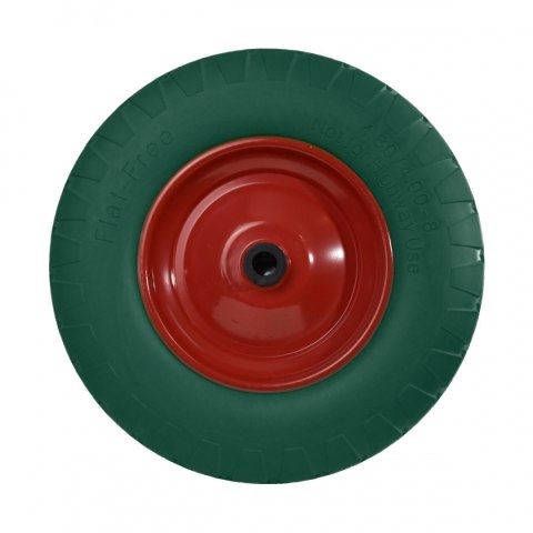 KOŁO PEŁNE DO TACZKI ZIELONE Z OŚKĄ ŁOŻYSKA 4.80 BITUXX NIEZAWODNE