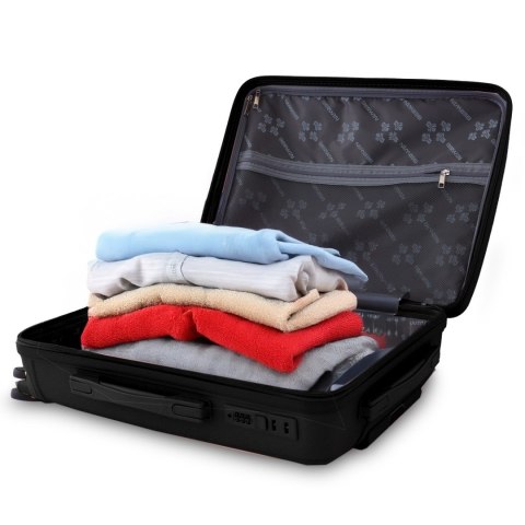 Komplet podróżny 3 walizki XL L M + kosmetyczka twarde TSA 4 kółka lekki