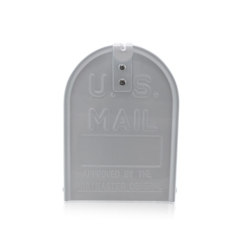 NOWOCZESNA SKRZYNKA POCZTOWA NA LISTY USA AMERYKAŃSKA BIAŁA Z FLAGĄ
