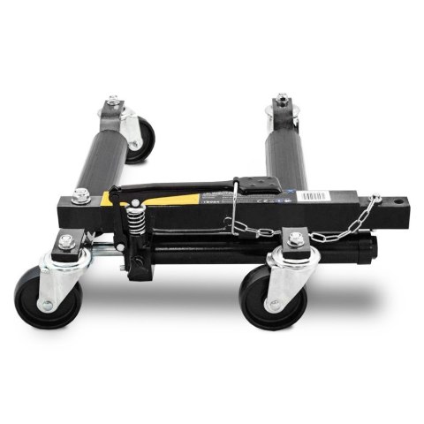 Podnośnik hydrauliczny 680 kg - płaski, mocny i niezawodny Warsztatowy podnośnik samochodowy