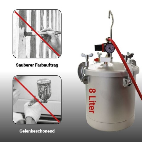 Profesjonalna system natryskowy lakierniczy HVLP z dyszą 1,4 mm 600 ml