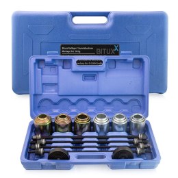 ŚCIĄGACZ DO ŁOŻYSK KÓŁ 26-CZĘŚCIOWY DO CICHYCH ŁOŻYSK GUMOWYCH TULEI BITUXX