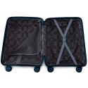 Walizki zestaw XL L M + kosmetyczka twarde 4 kółka TSA lekki komplet podróży