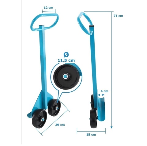 Wózek Uchwyt transportowy do płyt 100kg Poręczny przenośny do regipsów Wózek Uchwyt transportowy do płyt 100kg Poręczny przenośny do regipsów