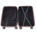 Zestaw 4 walizek podróżnych z beautycase - twarda skorupa, kółka 360° TSA