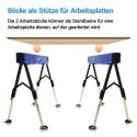 Kozioł roboczy składany regulowany 600 kg 62-87 cm zestaw 2 szt.