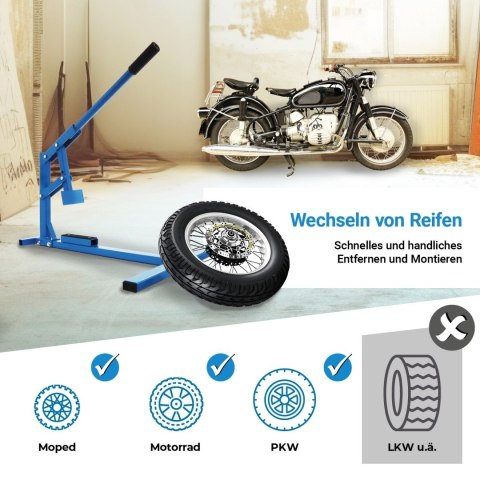 Narzędzie do łatwego podnoszenia, montażu i zdejmowania opon z pojazdów