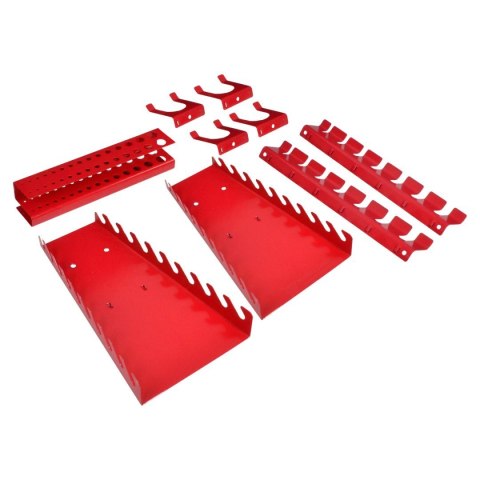 3‑częściowa tablica narzędziowa Bituxx z perforowanej blachy - organizer narzędzi do garażu, warsztatu i miejsca pracy