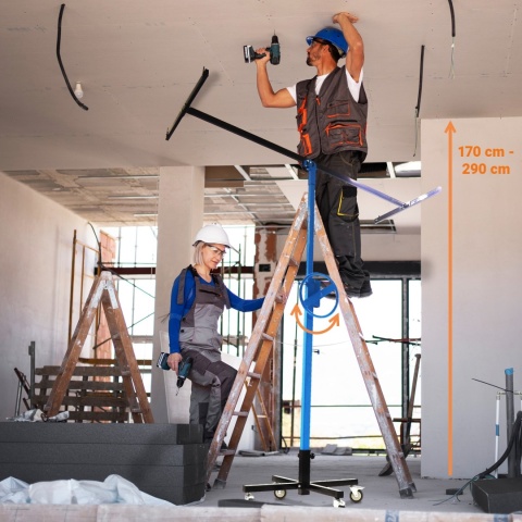 Podnośnik do płyt gipsowych i dachowych Biuuux udżwig do 75kg