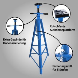 Podstawka Samochodowa BITUXX 2T - Regulowana Podpora Kobyłka Stalowa pod Auto