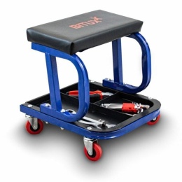 Taboret warsztatowy do garażu Krzesło na kółkach z półką na narzędzia