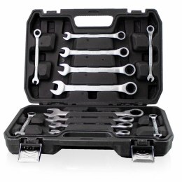 ZESTAW KLUCZY ZAPADKOWYCH PŁASKO-OCZKOWYCH BITUXX 12 ELEMENTÓW