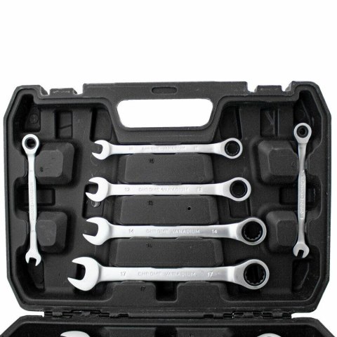 ZESTAW KLUCZY ZAPADKOWYCH PŁASKO-OCZKOWYCH BITUXX 12 ELEMENTÓW