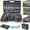 ZESTAW NARZĘDZI 171 ELEMENTÓW WALIZKA BITUXX KLUCZE NASADOWE