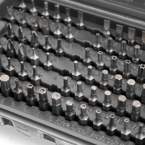 Zestaw Narzędzi BITY w skrzynce TORX Klucze 100elementów imbusy