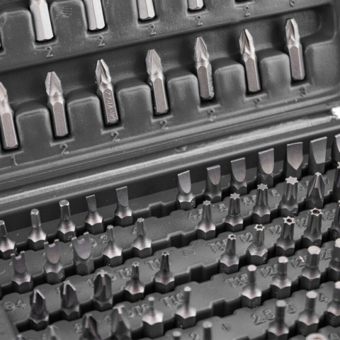 Zestaw Narzędzi BITY w skrzynce TORX Klucze 100elementów imbusy