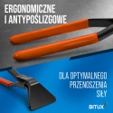 Cęgi szczypce dekarskie Blacharskie zestaw 3szt. Czerwone do gięcia blach