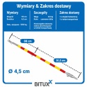 Drążek holowniczy, linka holownicza z amortyzacją do samochodów osobowych — do 5000 kg, z torbą transportową Sztywny Hol
